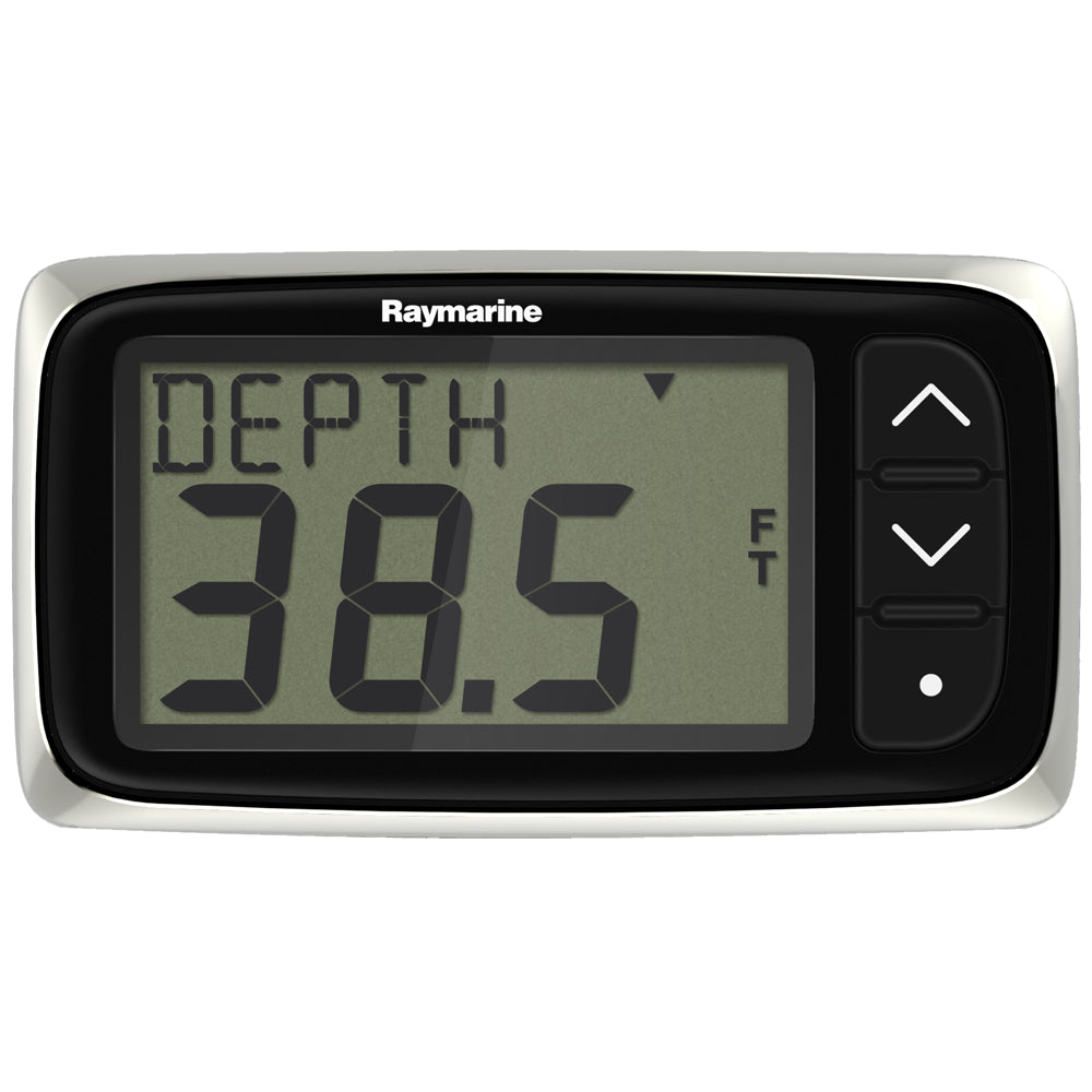 Sistema de visualización de profundidad Raymarine i40 con transductor de montaje en popa