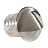 Lumitec Aruba - Luz de cortesía - Acabado de acero inoxidable pulido - Blanca sin atenuación