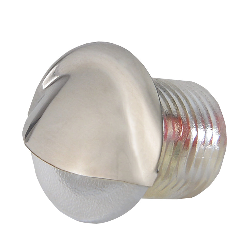 Lumitec Aruba - Luz de cortesía - Acabado de acero inoxidable pulido - Blanca sin atenuación