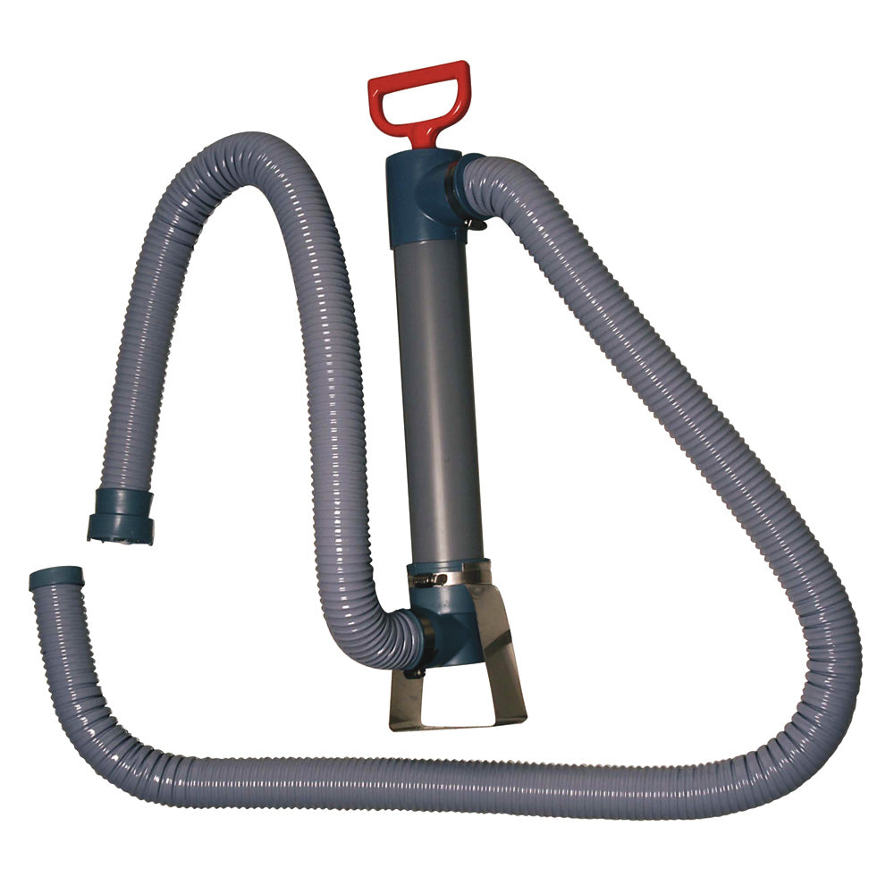 Bomba de alta capacidad Beckson Thirsty-Mate con manguera de entrada de 4' y manguera de salida de 6'