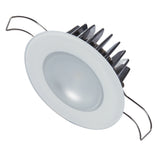Lumitec Mirage - Luz empotrada tipo downlight - Acabado en cristal/Sin marco - 2 colores blanco/rojo con regulación de intensidad