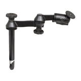 Brazo articulado doble RAM Mount con poste telescópico de 8" macho y sin hembra