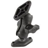 Brazo de soporte corto de compuesto RAM Mount con 2 bases de diamante