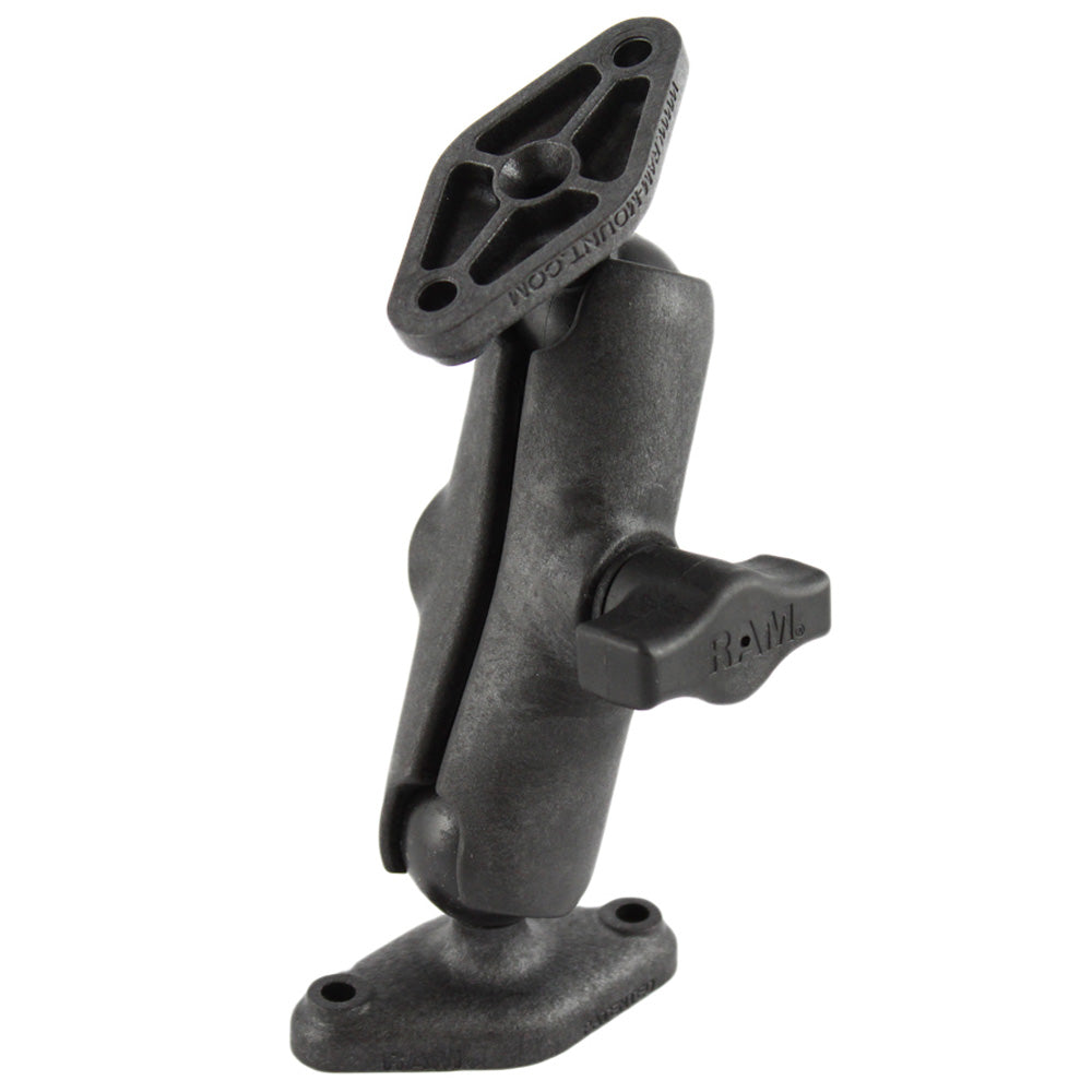 Brazo de soporte compuesto RAM Mount con 2 bases de diamante