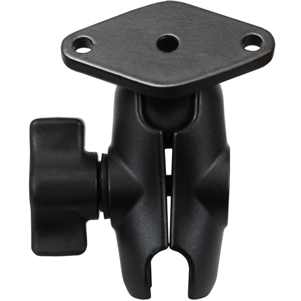 Brazo de doble socket corto RAM Mount con base de diamante