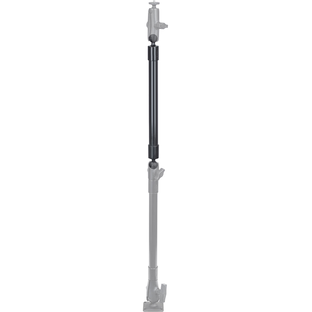 Poste de extensión RAM Mount de 16.75" de largo con 2 extremos de bola de 1" de diámetro