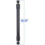Poste de extensión RAM Mount de 16.75" de largo con 2 extremos de bola de 1" de diámetro