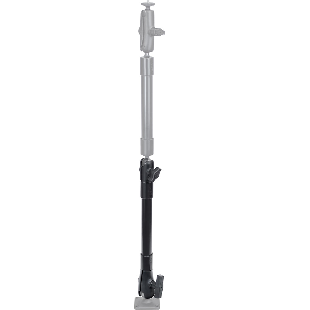 Poste de extensión RAM Mount de 14" de largo con casquillo abierto sencillo de 1" y 1.5"