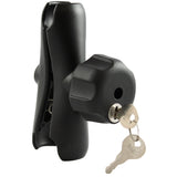 Brazo de doble rótula RAM Mount con perilla de bloqueo para bases de bola de 1.5"