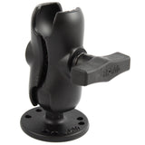 Brazo corto con bola de 1.5" y base redonda de 2.5" de RAM Mount