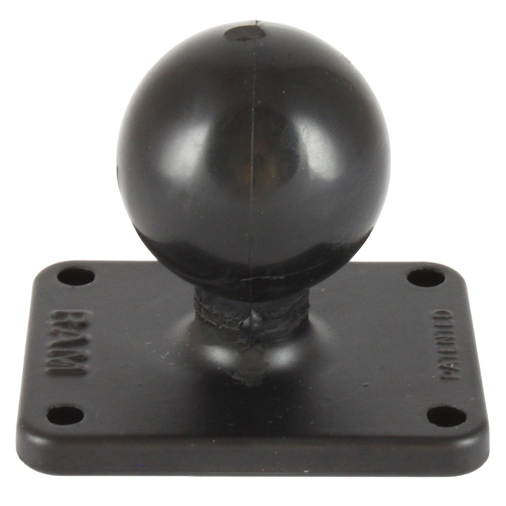 Base rectangular RAM Mount de 2" x 2.5" con bola de 1.5"