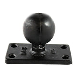 Base rectangular RAM Mount de 1.5" x 3" con bola de 1.5"