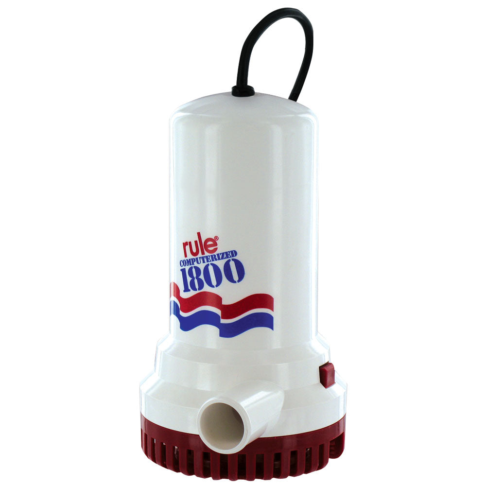 Bomba de sumidero/utilidad Rule 1800 con cable de 2,4 m - 110 V automática