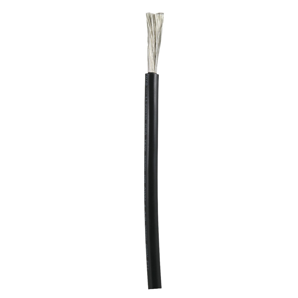 Cable de batería Ancor negro de 4 AWG - Se vende por pie