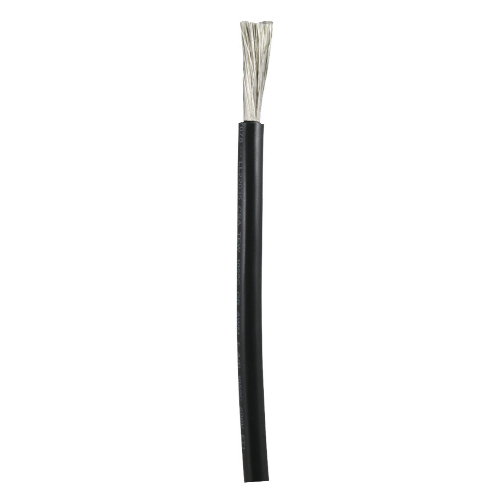 Cable de batería Ancor negro de 2 AWG - Se vende por pie