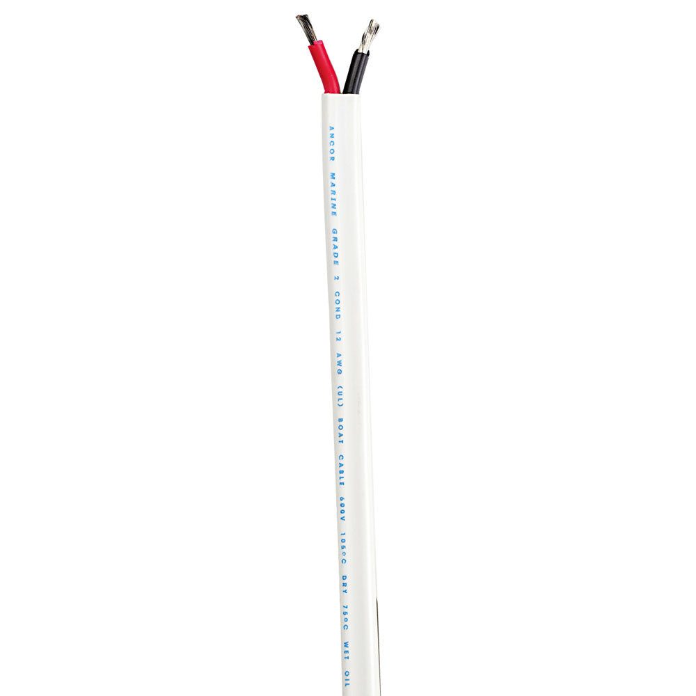 Cable dúplex estándar Ancor - Plano 8/2 - 2x8mm² - Rojo/Negro - Vendido por pie