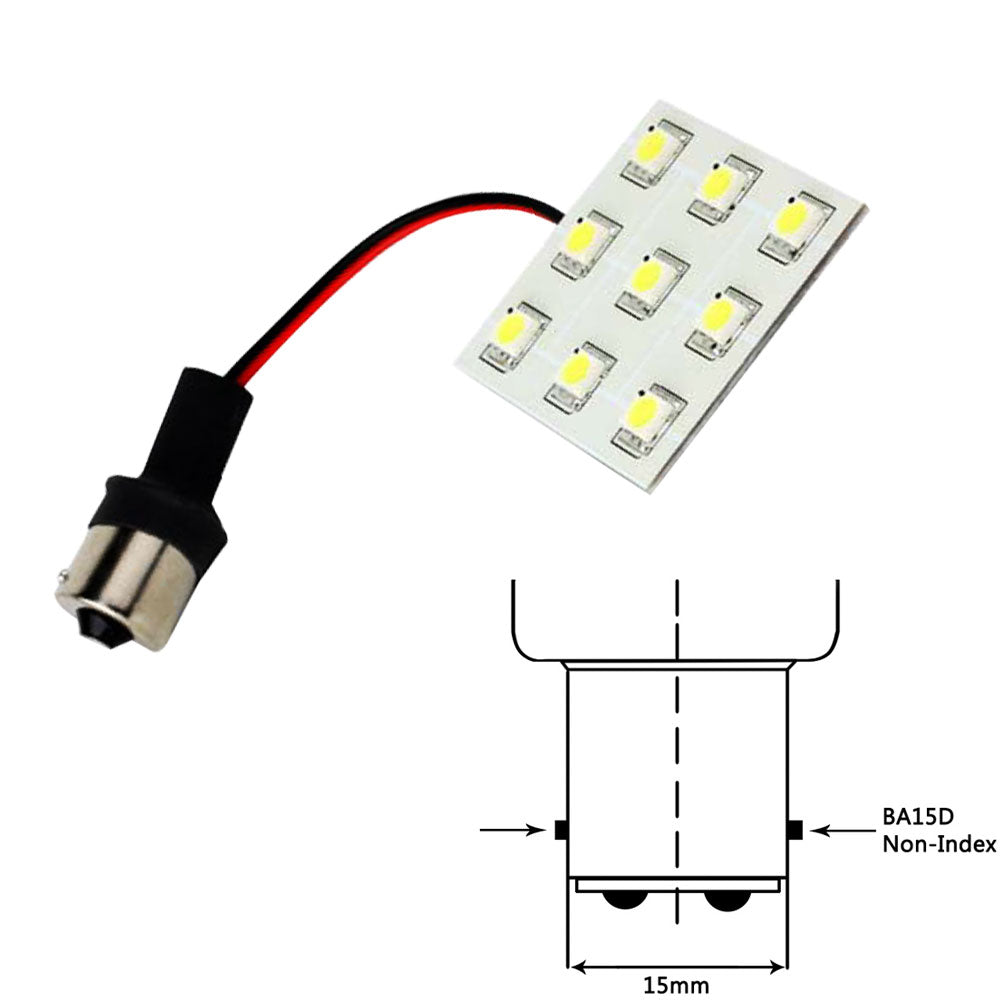 Bombilla LED tipo bayoneta Lunasea BA15D - 12VAC o 10-30VDC/2W/149 lúmenes - Blanco cálido