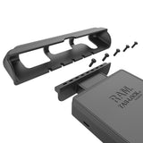 Soporte universal con bloqueo RAM Mount Tab-Lock para Apple iPad con fundas LifeProof y Lifedge