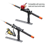 Portacañas RAM Mount RAM Tube Jr. con poste de 4" y base de montaje en riel Adapt-A-Post