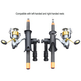 Portacañas RAM Mount RAM Tube Jr. con poste de 4" y base de montaje en riel Adapt-A-Post