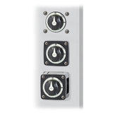 Interruptor de batería Blue Sea 6010200, doble circuito - Negro