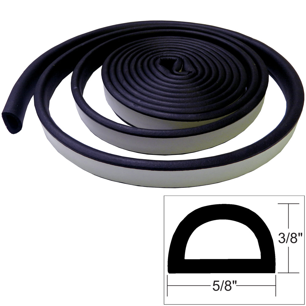 Sello meteorológico TACO - 10'L x ⅜"A x ⅝"An - Negro