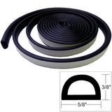 Sello meteorológico TACO - 10'L x ⅜"A x ⅝"An - Negro