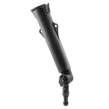 Soporte para caña de pescar RAM Mount Tough-Tube con brazo de poste estriado de trinquete de 3" de largo