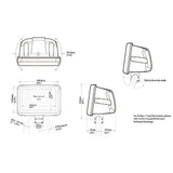 Scanstrut Scanpod 7" Helm Pod para montaje en riel - Sin cortar - Compatible con rieles de 1" - 1.33"