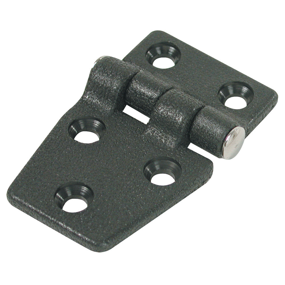 Bisagra para puerta de lado corto Whitecap - nailon negro - 1-3/8" x 2-1/4"