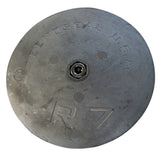 Ánodo para timón Tecnoseal R7 - Cinc - 6-1/2" Diámetro