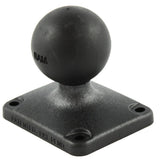 Base rectangular de compuesto RAM Mount de 2" x 2.5" con bola de 1.5"