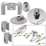 Kit de ánodos Tecnoseal con accesorios - Mercury Bravo 3 2004-Presente - Aluminio