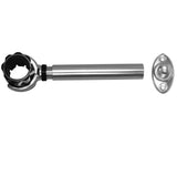 Soporte de Antena Roscado Rupp con Montaje Plano de 6" y Collar de 1.5"