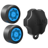 Kit de seguridad con bloqueo por pasador RAM Mount para soporte de brazo oscilante sencillo