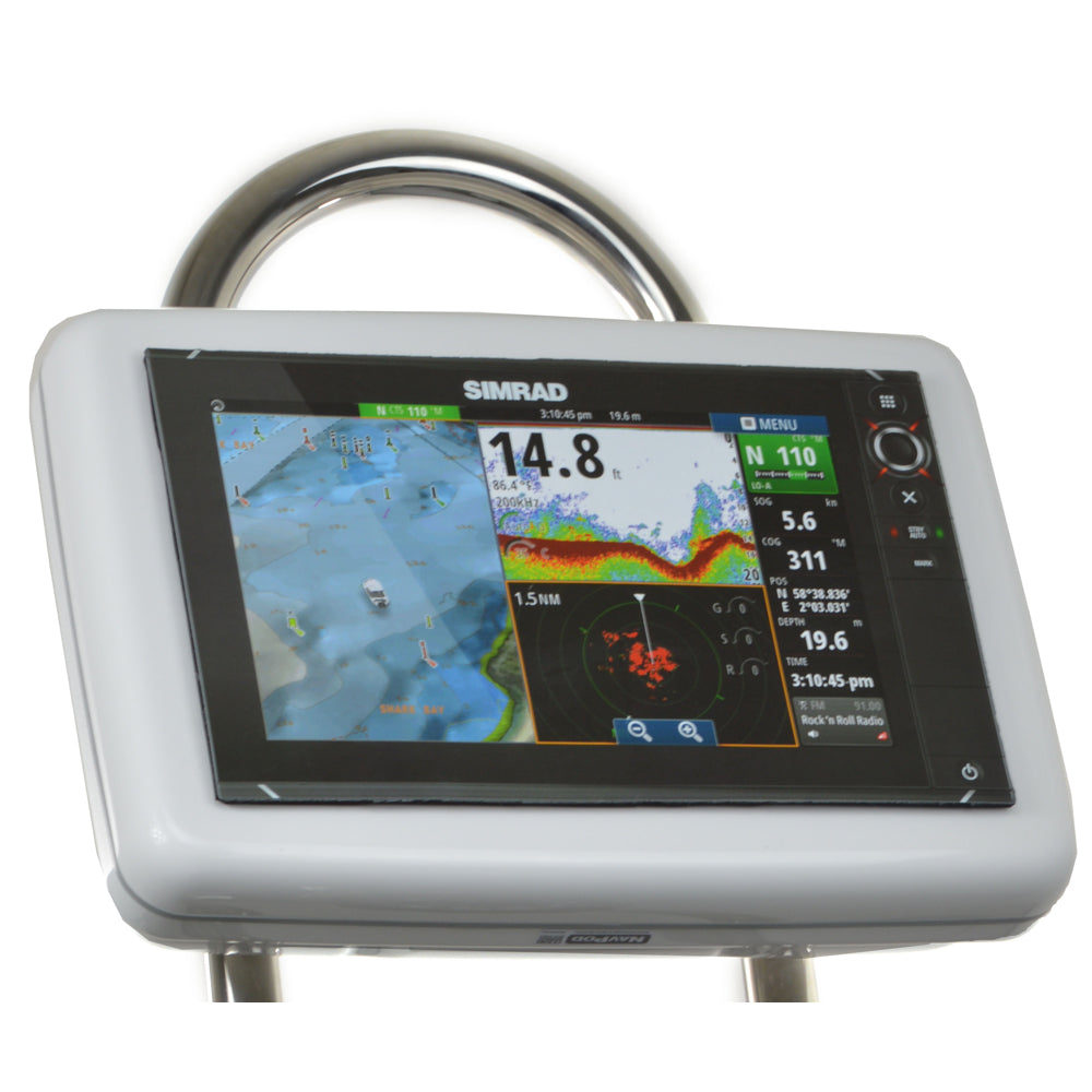 NavPod GP1202 SailPod precortado para Simrad NSS12 evo2 o B&G Zeus² 12 para soporte de 9.5" de ancho