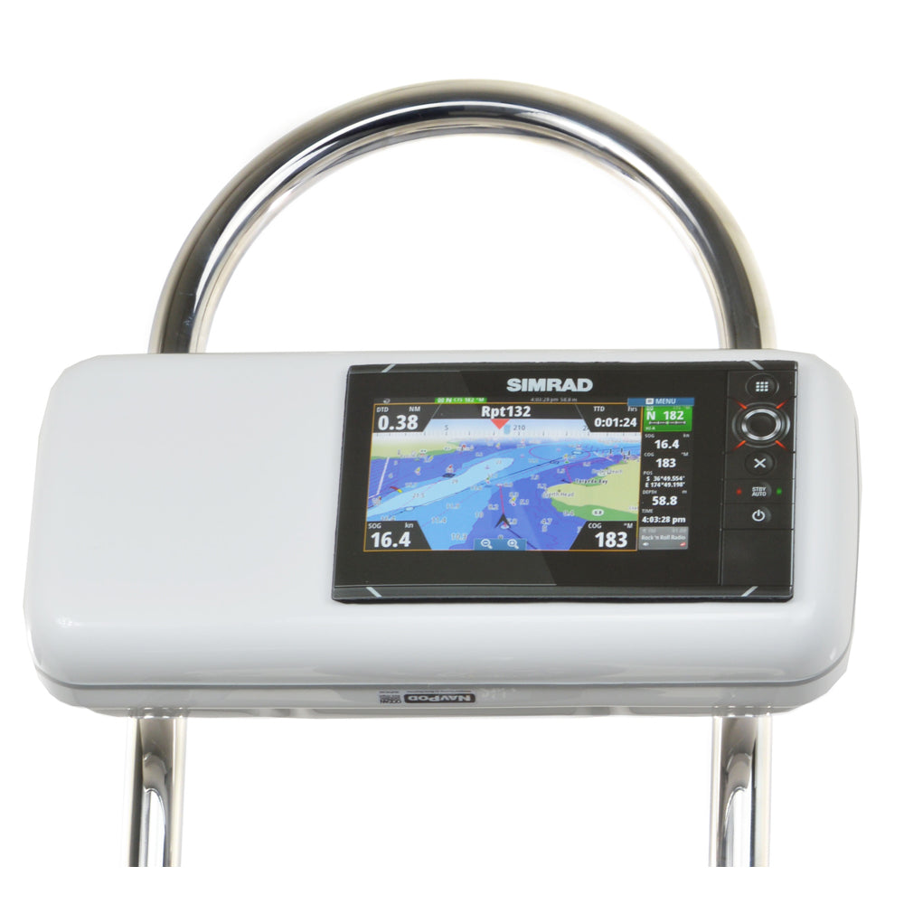 NavPod GP2506 SystemPod precortado para Simrad NSS7 evo2 o B&G Zeus² 7 con espacio a la izquierda para protector ancho de 12"