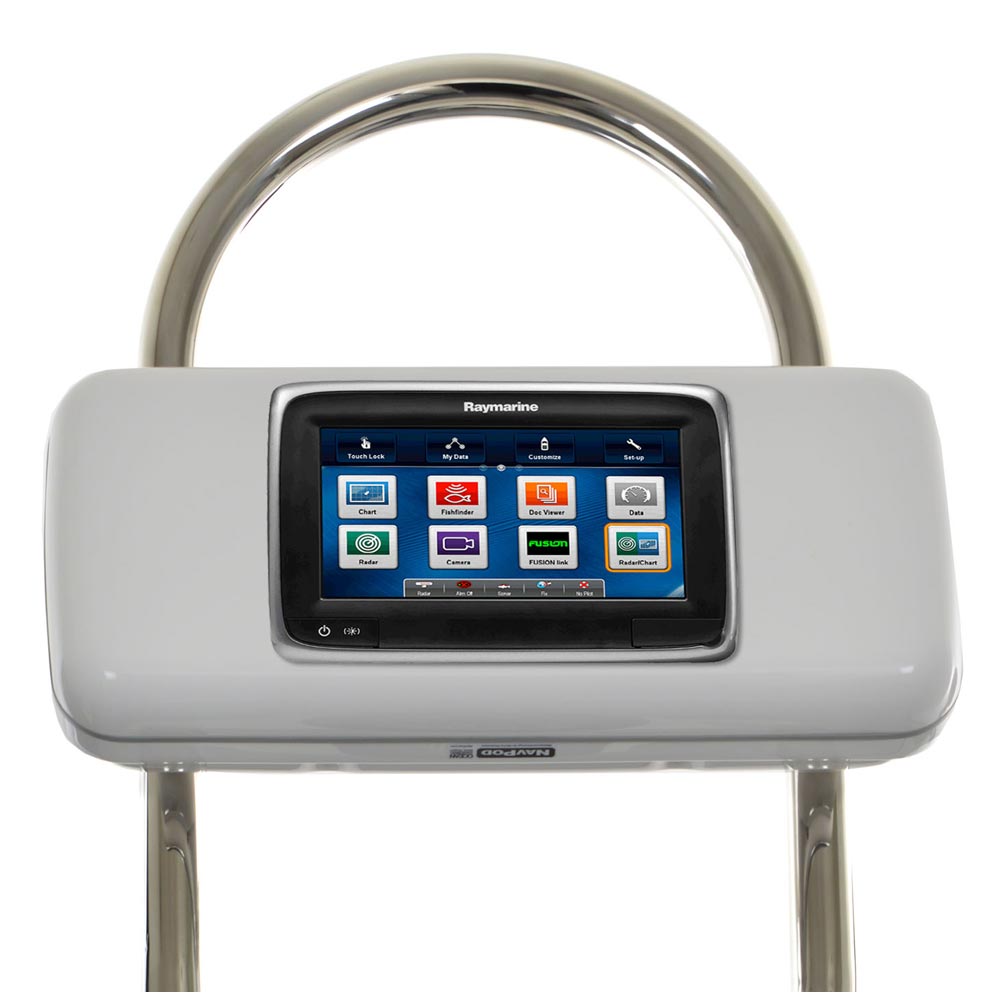 Sistema NavPod GP2523 precortado para Raymarine a75/a77/a78, montaje central para soporte de 12" de ancho