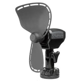 Ventilador SEEKR de Caframo Ultimate 757 de 7" y 2 velocidades, 24 V - Conexión directa - Negro