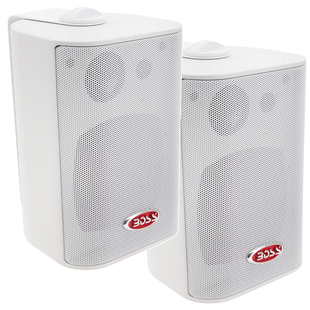Altavoces de caja Boss Audio de 4" MR4.3W - Blancos - 200W