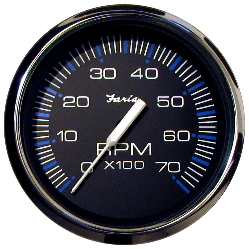 Tacómetro Faria Chesapeake Negro 4" - 7000 RPM (Gasolina) (Todos los motores fuera de borda)