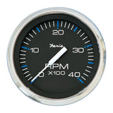 Tacómetro Faria Chesapeake Negro 4" - 4000 RPM (Diésel)