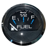 Medidor del nivel de combustible Faria Chesapeake Black de 2" (E-1/2-F)