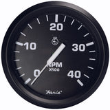 Tacómetro Faria Euro Negro 4" - 4000 RPM (Diésel - Captador magnético)