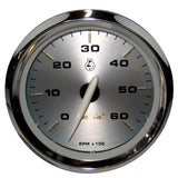 Tacómetro Faria Kronos de 4" - 6,000 RPM (Gasolina - Intraborda e I/O)