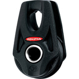 Polea Orbit Block™ de rodamientos de bolas Ronstan Serie 30 - Sencilla - Con cáncamo - Cabezal para ligada