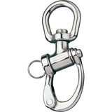 Grillete de Apertura Rápida con Muñón Ronstan - Argolla Giratoria Grande - 122mm (4-3/4") de Longitud