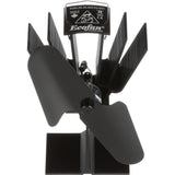 Ecofan by Caframo Original Ventilador de Estufa Alimentado por Calor - Aspa Negra