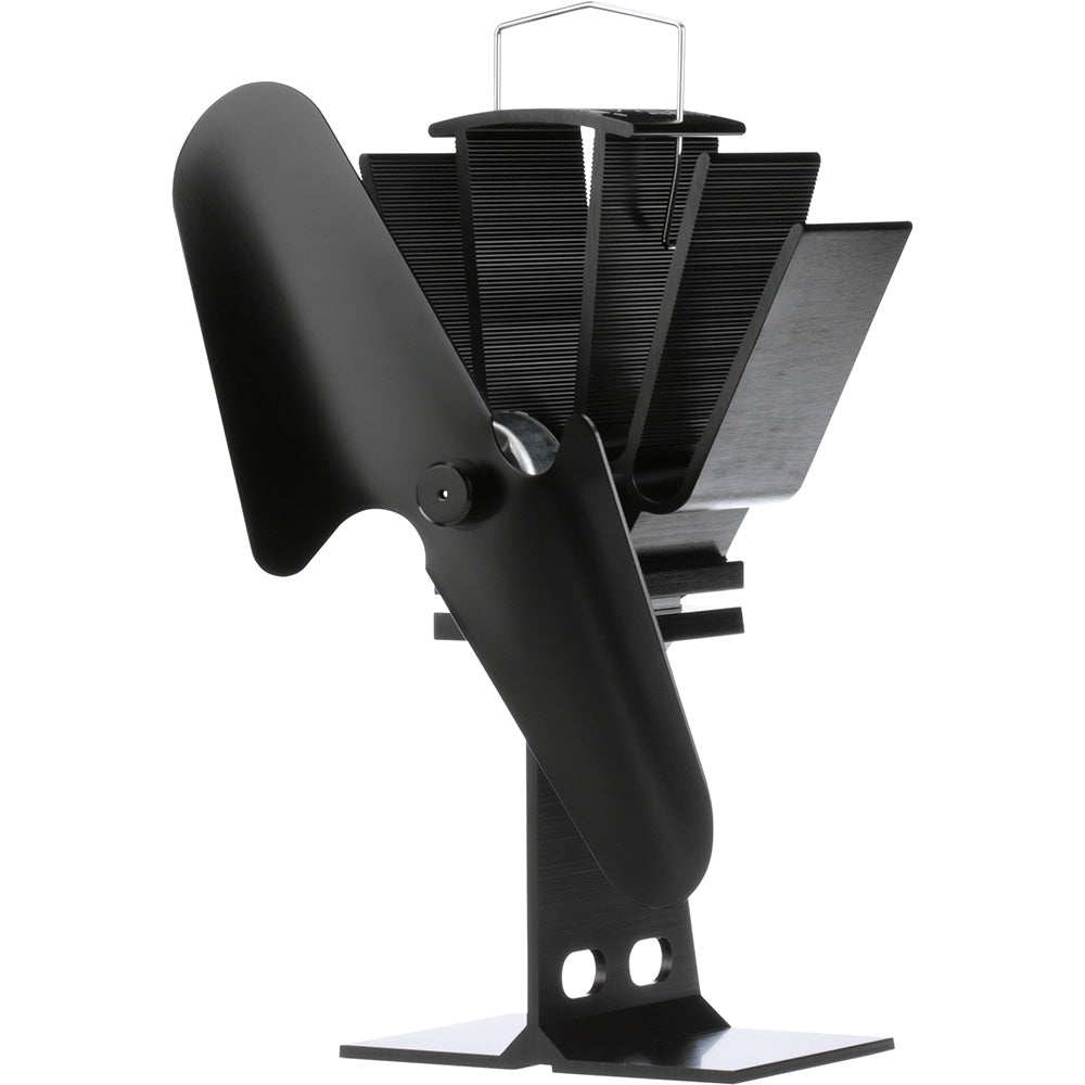 Ecofan by Caframo Original Ventilador de Estufa Alimentado por Calor - Aspa Negra