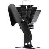 Ecofan by Caframo Original Ventilador de Estufa Alimentado por Calor - Aspa Negra